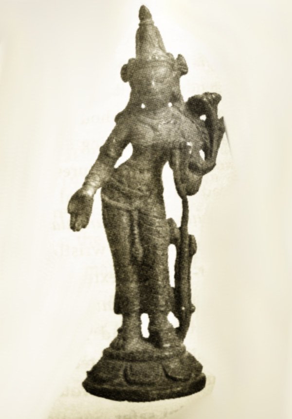 Ancient statue of Bodhisattva Tara from Nagapatttinam, Tamil Nadu.