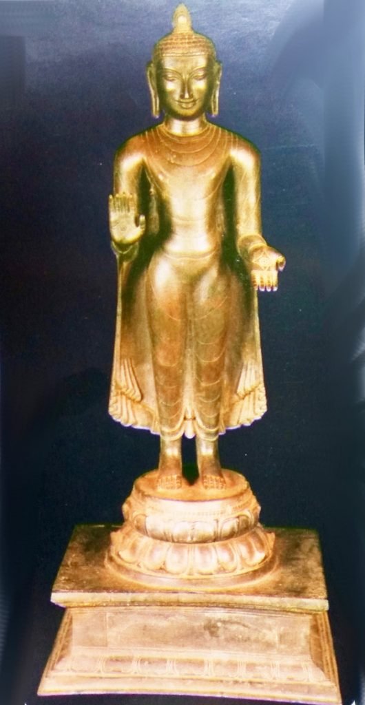 Ancient statue of Buddha from Nagapatttinam, Tamil Nadu.