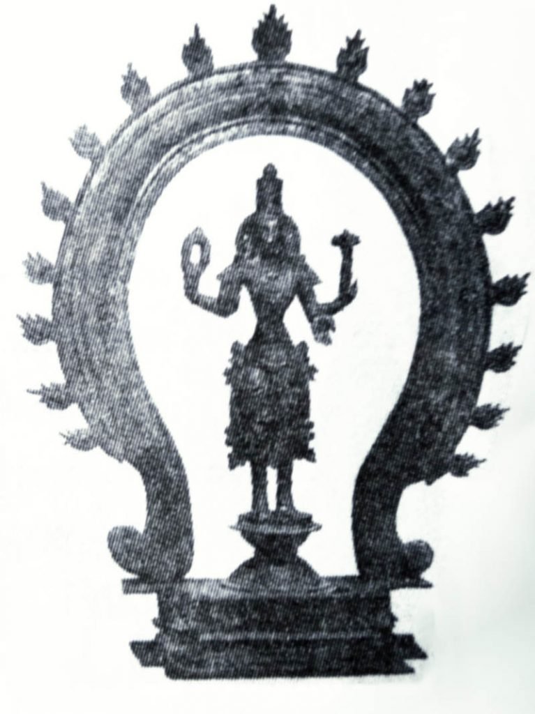 Ancient statue of Avalokitesvara Bodhisattva from Nagapatttinam, Tamil Nadu.