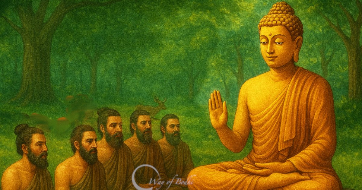 Dhammacakkappavattana Sutta - The Sutra setting the Wheel of Dharma in motion
